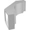 Ekena Millwork 5-in. W x 12-in. D x 16-in. H Pescadero Architectural Grade PVC Knee Brace BRCP05X12X16PEC - alternate 6